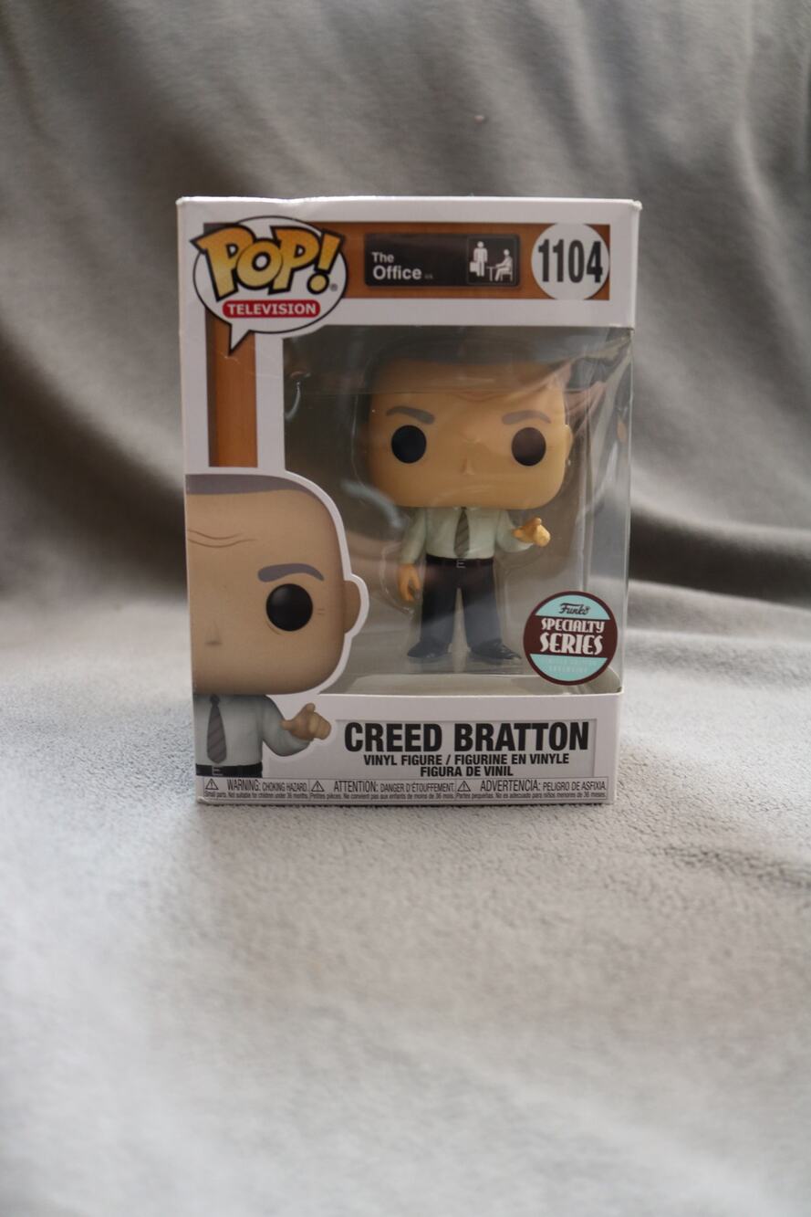 FUNKO Pop The Office Creed Bratton 1104 Specialty Vinyl Figure Dunder Mifflin